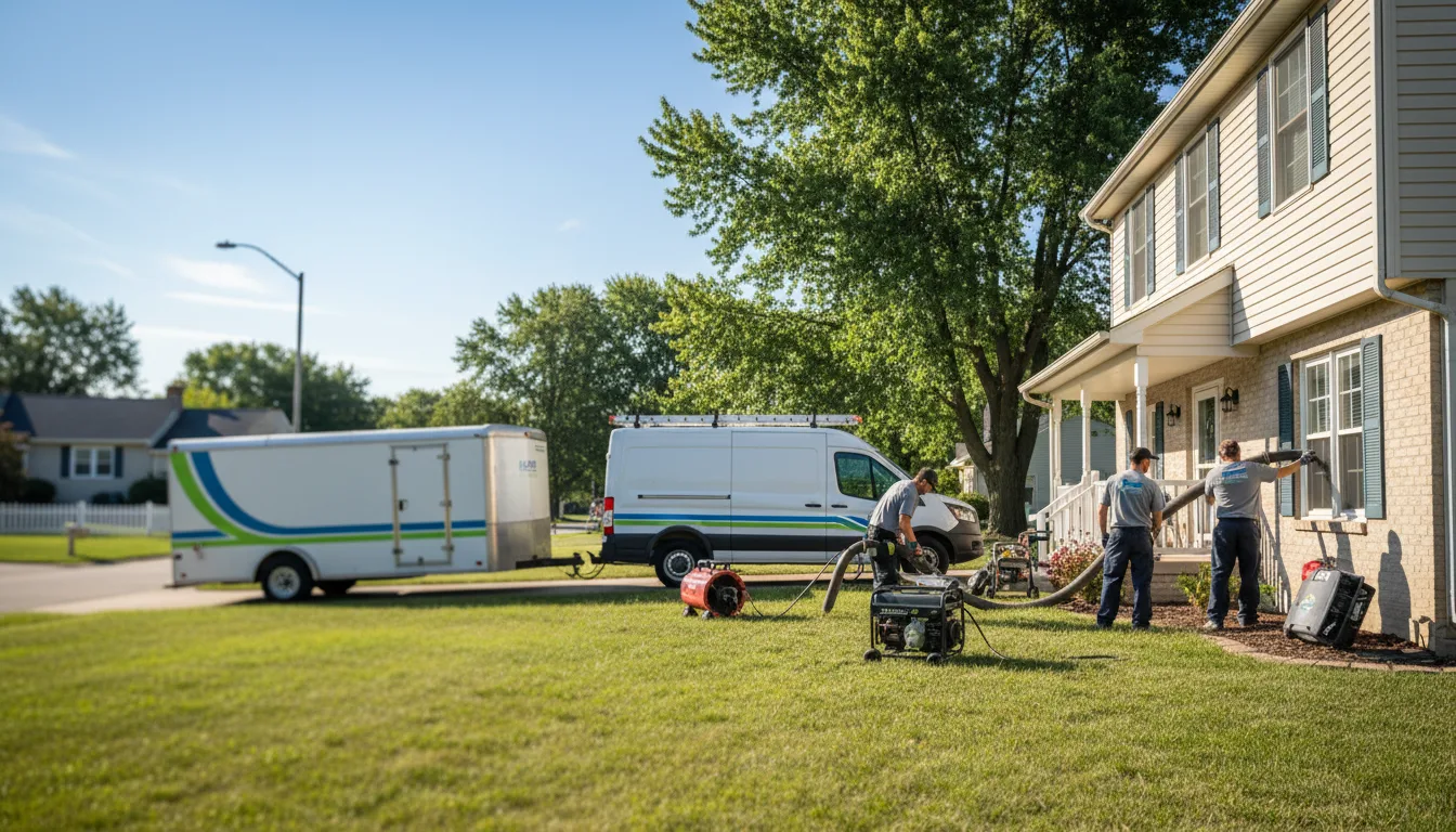 Flooded Basement Restoration And Cleanup With Repair in Winfield, IL near me